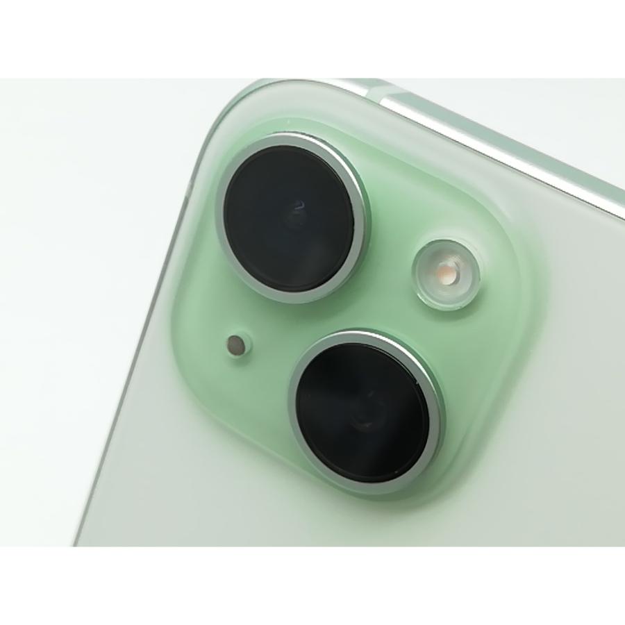 中古】Apple 国内版 【SIMフリー】 iPhone 15 128GB グリーン MTMM3J/A