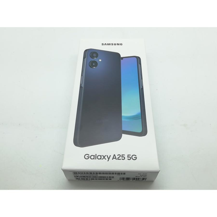 品〕 Galaxy A25 5G 64GB ブラック 購入 SC-53F docomo SIMフリー【371