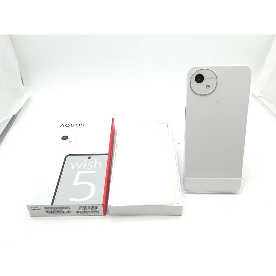 中古】SHARP docomo 【SIMフリー】 AQUOS wish5 ユキ 4GB 64GB SH-52F
