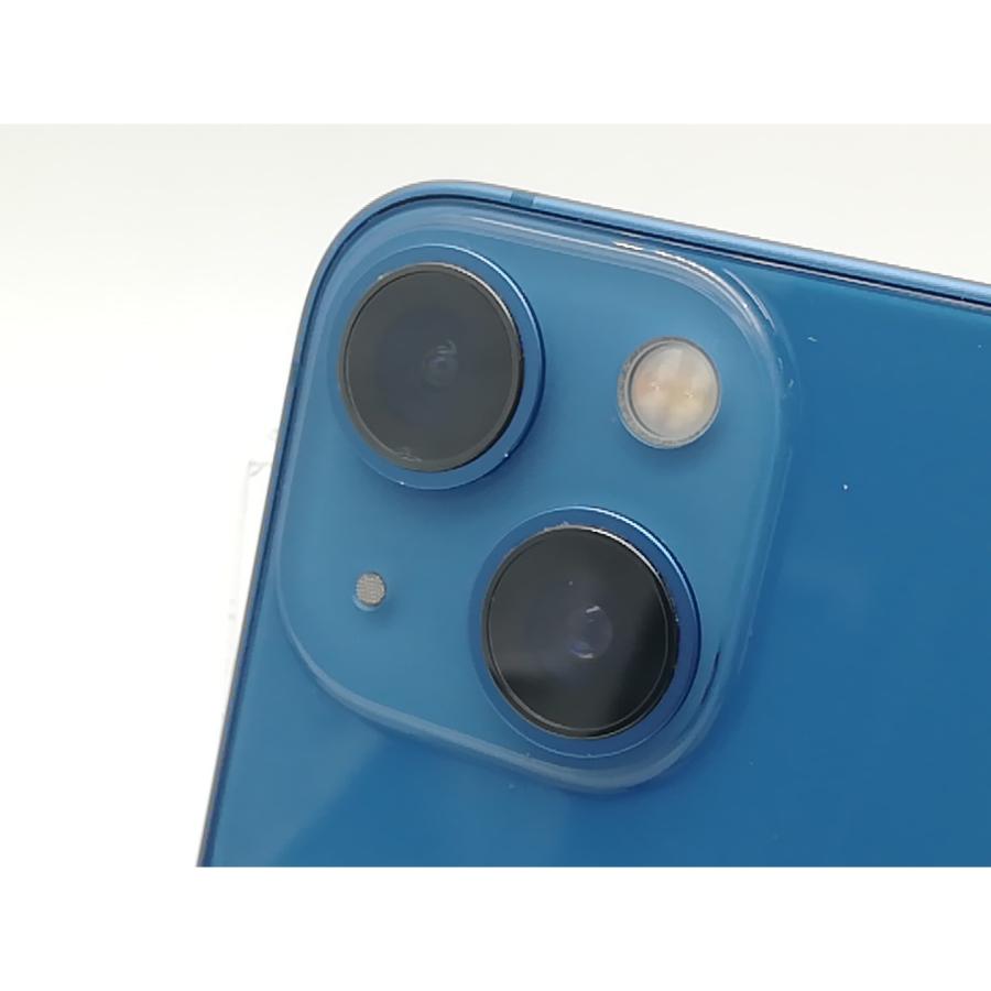 【中古】Apple au 【SIMフリー】 iPhone 13 mini 256GB ブルー MLJN3J/A【柏】保証期間１ヶ月【ランクA】の画像