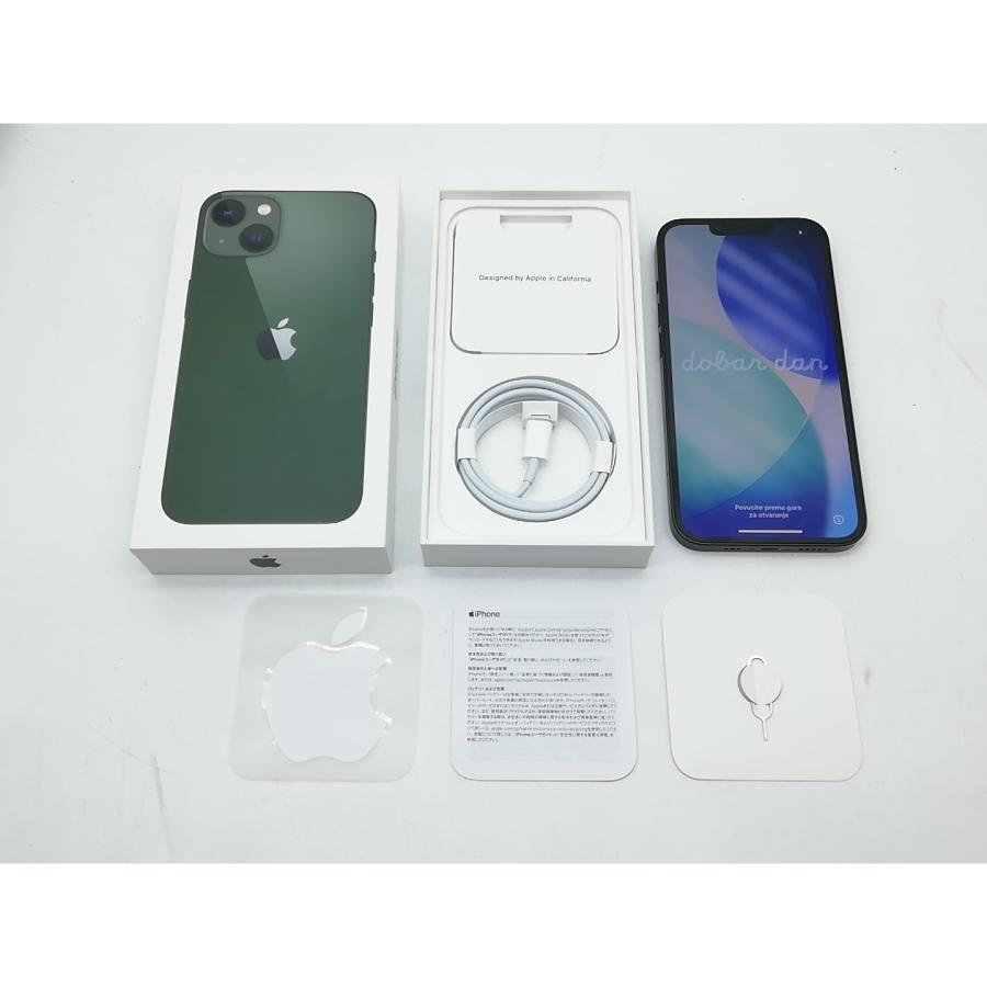 iPhone 13 【中古】Apple 国内版 【SIMフリー】 256GB グリーン MNGH3J