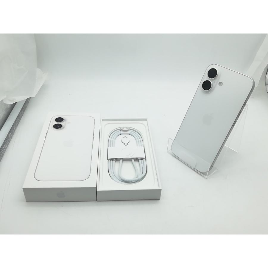 未使用】Apple 国内版 【SIMフリー】 iPhone 16 256GB ホワイト MYDX3J