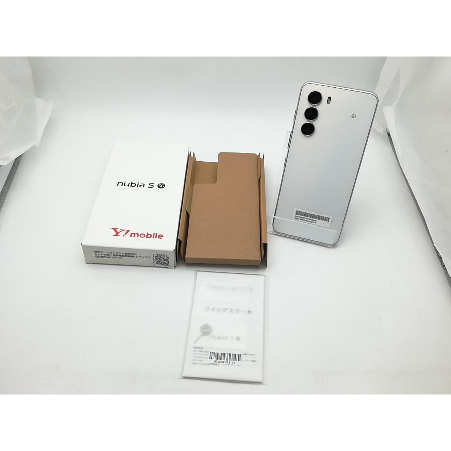 中古】ZTE ymobile 【SIMフリー】 nubia S 5G 4GB 128GB ホワイト