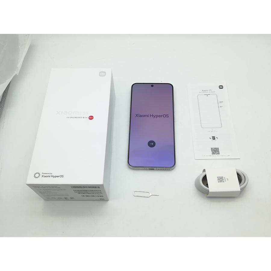 値下げ可能 美品 国内版 Xiaomi 15 リキッドシルバー 12/512GB 中古】Xiaomi 国内版【SIMフリー】 Xiaomi 15 リキッドシルバー 12GB