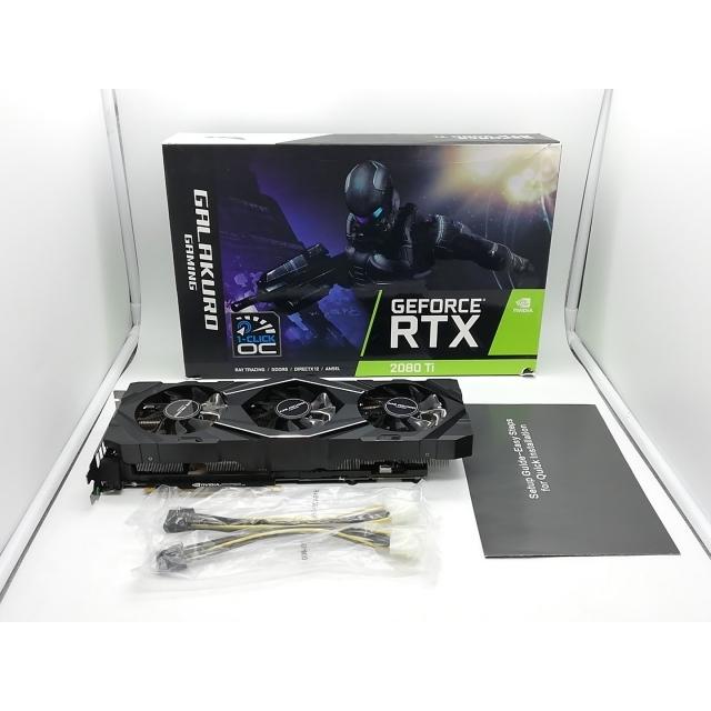 中古】玄人志向 GG-RTX2080Ti-E11GB/TP RTX2080Ti/11GB(GDDR6)/PCI-E