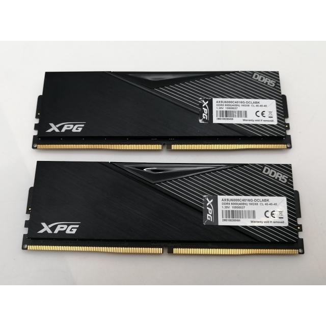 中古】DDR5 16GB 2枚組（合計32GB） DDR5-6000(PC5-48000 