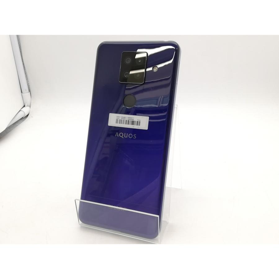 中古】SHARP 国内版 【SIMフリー】 AQUOS sense4 plus パープル 8GB 