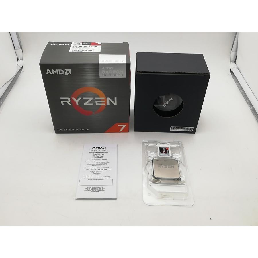中古】AMD Ryzen 7 5700G (3.8GHz/TC:4.6GHz) BOX AM4/8C/16T/L3 16MB