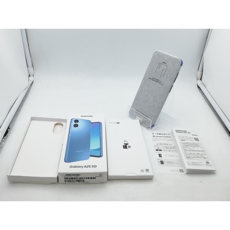 未使用】SAMSUNG au 【SIMフリー】 Galaxy A25 5G ブルー 4GB 64GB