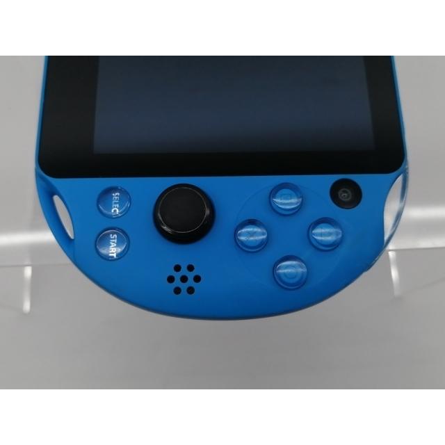 中古】SONY PlayStation VITA Wi-Fiモデル アクア・ブルー PCH-2000
