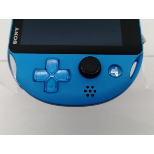 中古】SONY PlayStation VITA Wi-Fiモデル アクア・ブルー PCH-2000