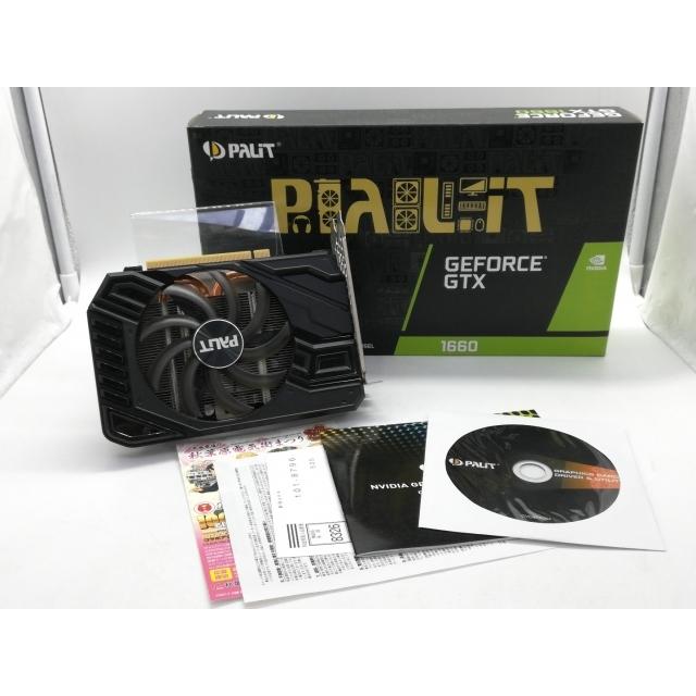 グラフィックボード・グラボ・ビデオカード PALIT GeForce GTX 1660 StormX OC 中古】Palit GeForce GTX 1660 StormX OC（NE51660S18J9-165F