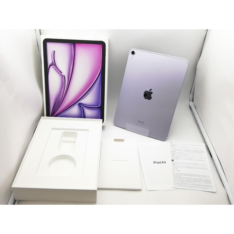 【中古】Apple docomo 【SIMフリー】 11インチ iPad Air（M2/2024） 128GB パープル MUXG3J/A【柏】保証期間１ヶ月【ランクA】の画像