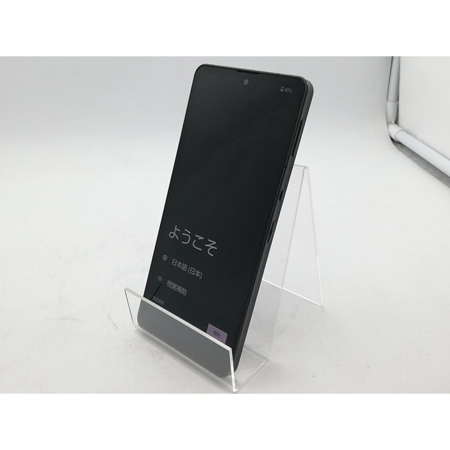 中古】SHARP au 【SIMフリー】 AQUOS sense6s ブラック 4GB 64GB SHG07