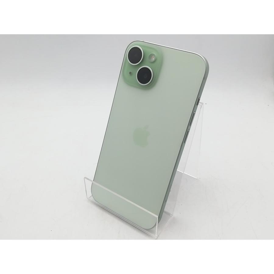 中古】Apple 国内版 【SIMフリー】 iPhone 15 256GB グリーン MTMT3J/A 