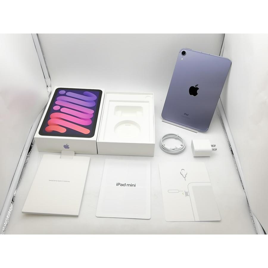 【中古】Apple 国内版 【SIMフリー】 iPad mini（第6世代/2021） 64GB パープル MK8E3J/A【柏】保証期間１ヶ月【ランクB】の画像