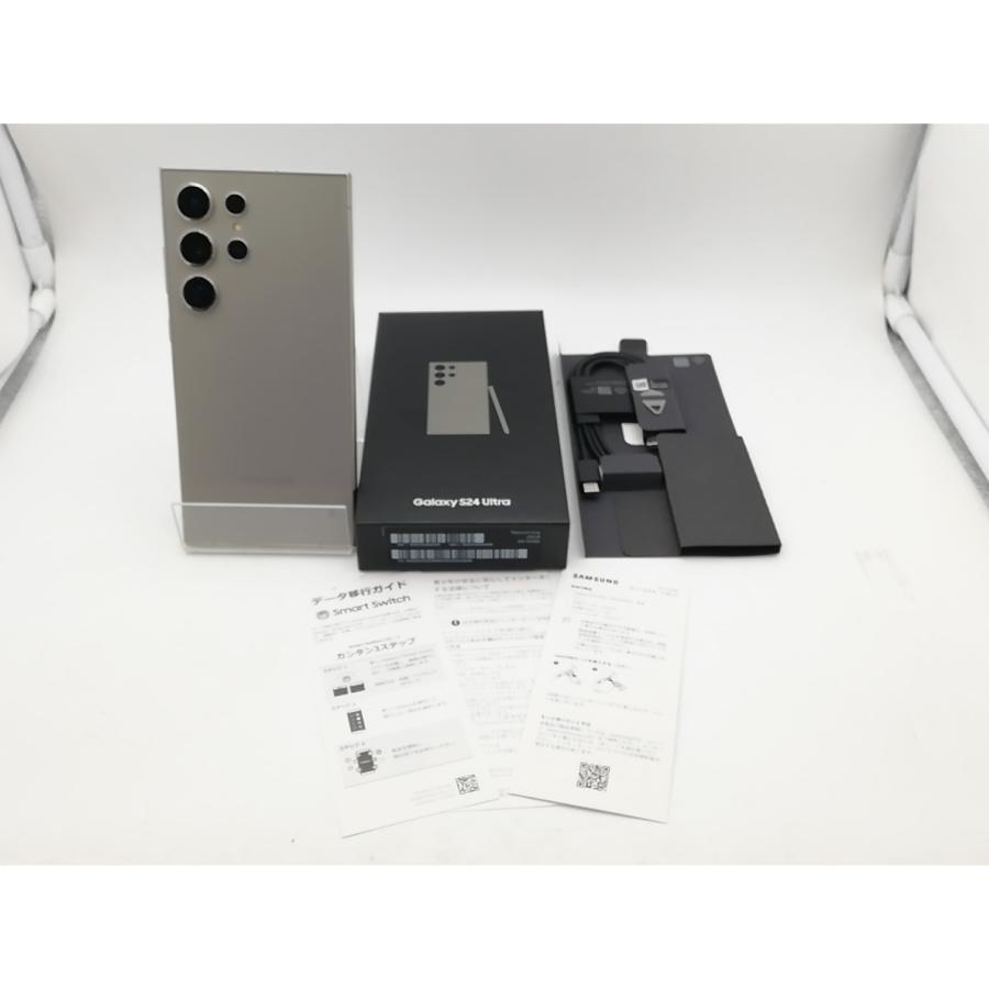 中古】SAMSUNG 国内版 【SIMフリー】 Galaxy S24 Ultra チタニウム