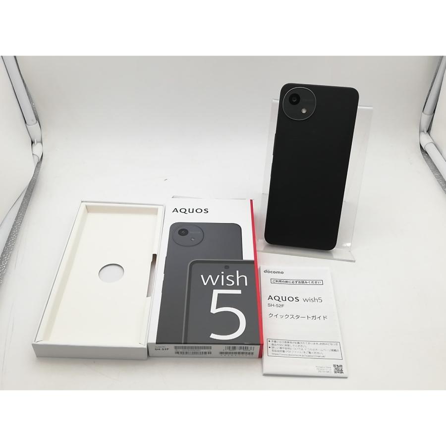 中古】SHARP docomo 【SIMフリー】 AQUOS wish5 スミ 4GB 64GB SH-52F