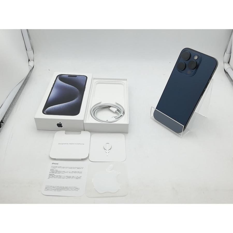中古】Apple 国内版 【SIMフリー】 iPhone 15 Pro 128GB ブルー