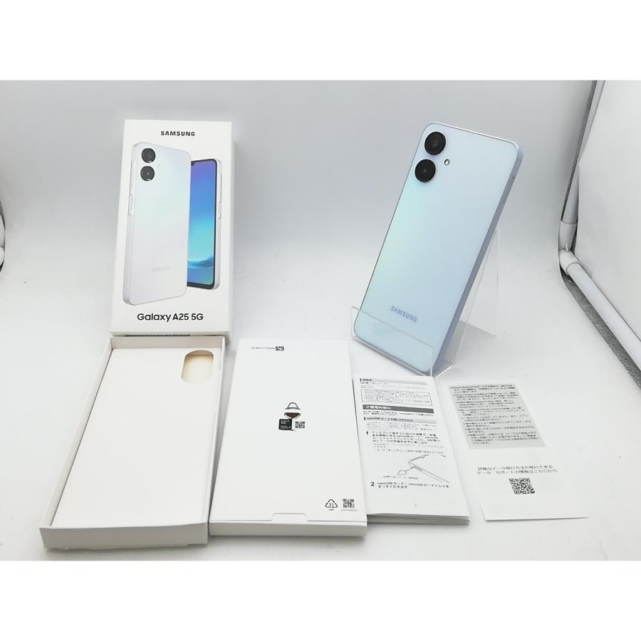 中古】SAMSUNG docomo 【SIMフリー】 Galaxy A25 5G ライトブルー 4GB
