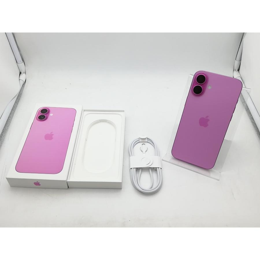 【中古】Apple 国内版 【SIMフリー】 iPhone 16 Plus 128GB ピンク MXVD3J/A【秋葉本店】保証期間１ヶ月【ランクA】の画像
