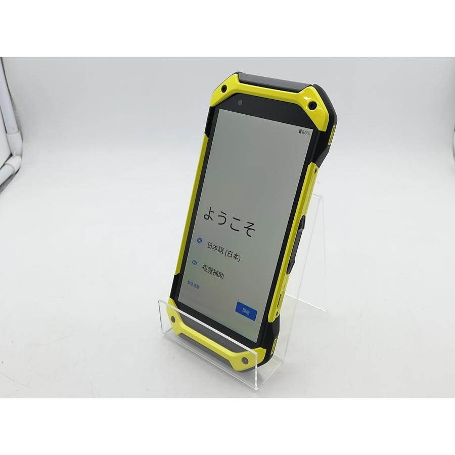 SIMロック解除済み イエロー KYG01 5G TORQUE 【中古】au 中古】TORQUE auロック解除SIMフリー KYG01 イエロー 128GB 5G スマートフォン本体