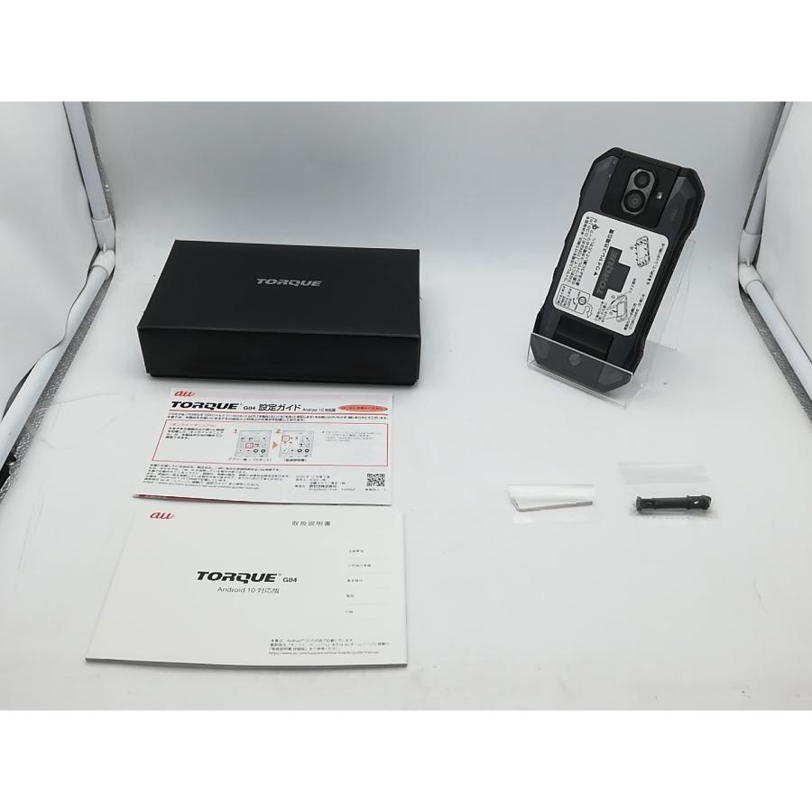 中古】KYOCERA au 【SIMロック解除済み】 TORQUE G04 KYV46 ブラック