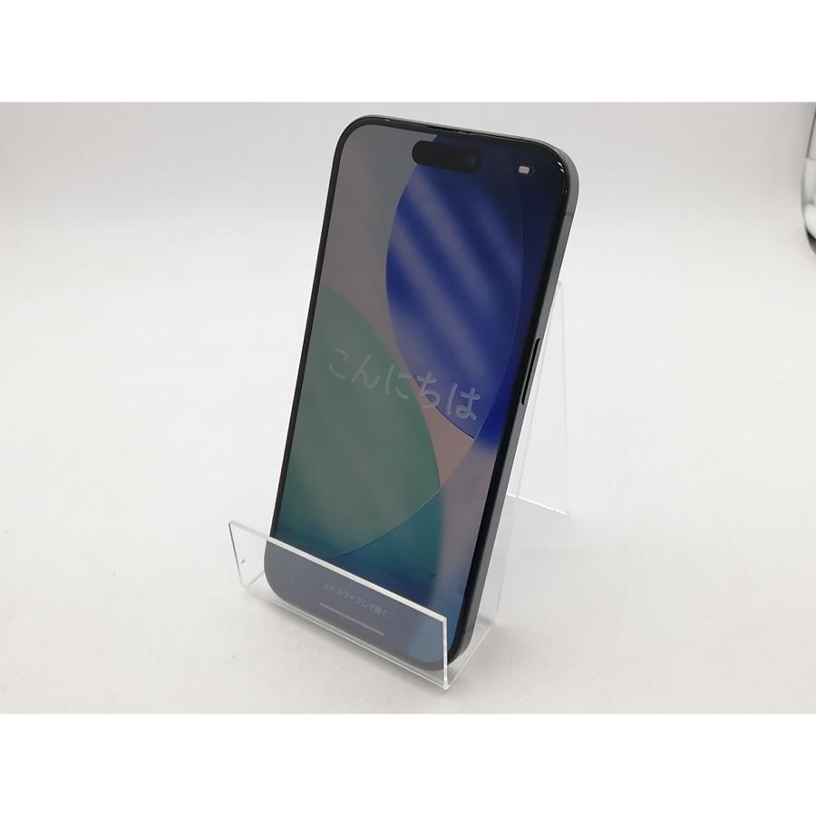 【中古】【赤ロム保証あり】Apple au 【SIMフリー】 iPhone 15 Pro 128GB ブルーチタニウム MTUA3J/A【柏】保証期間１ヶ月【ランクA】の画像