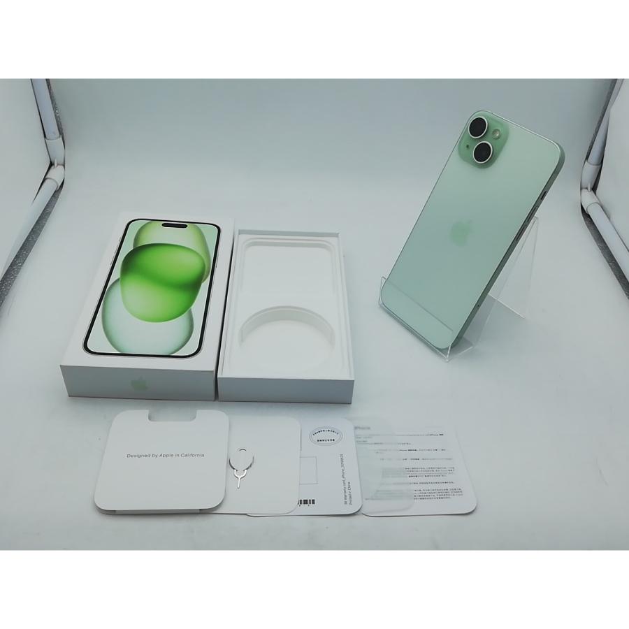 【中古】Apple 海外版 【SIMフリー】 iPhone 15 Plus 128GB グリーン【秋葉本店】保証期間１ヶ月【ランクA】の画像