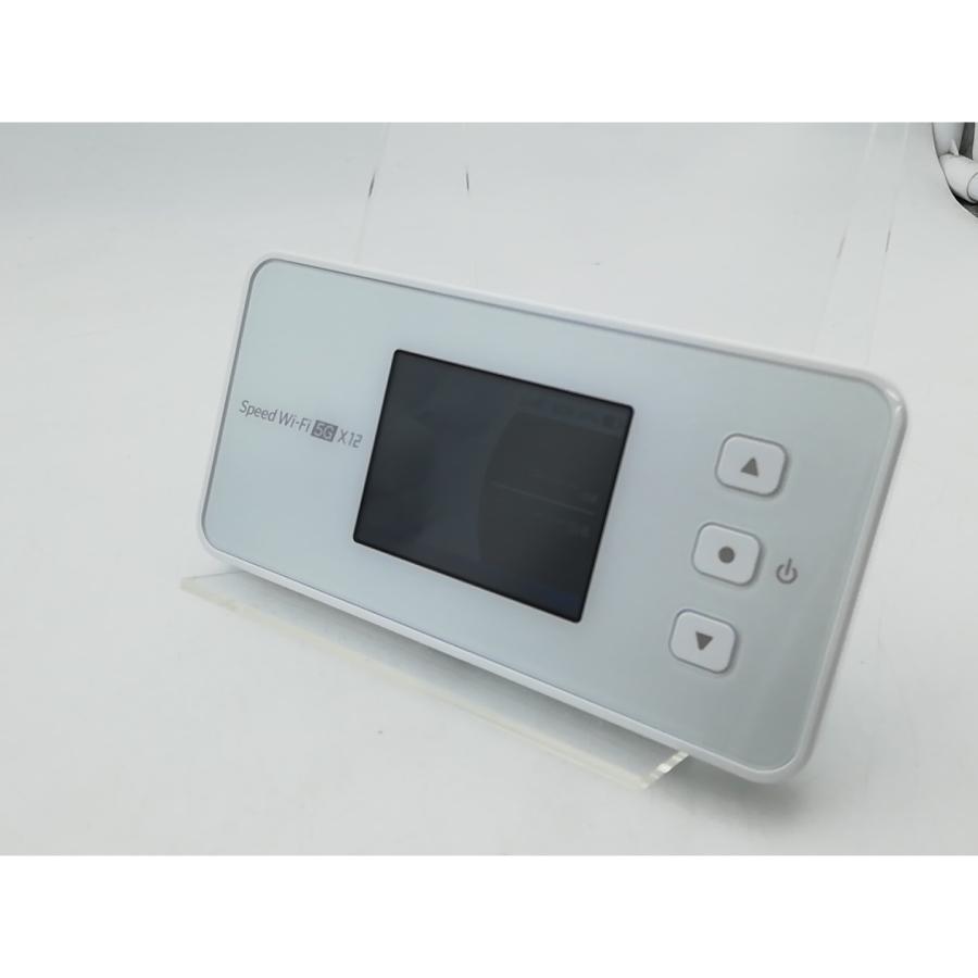 中古】NEC UQmobile 【SIMフリー】 Speed Wi-Fi 5G X12 NAR03 アイス