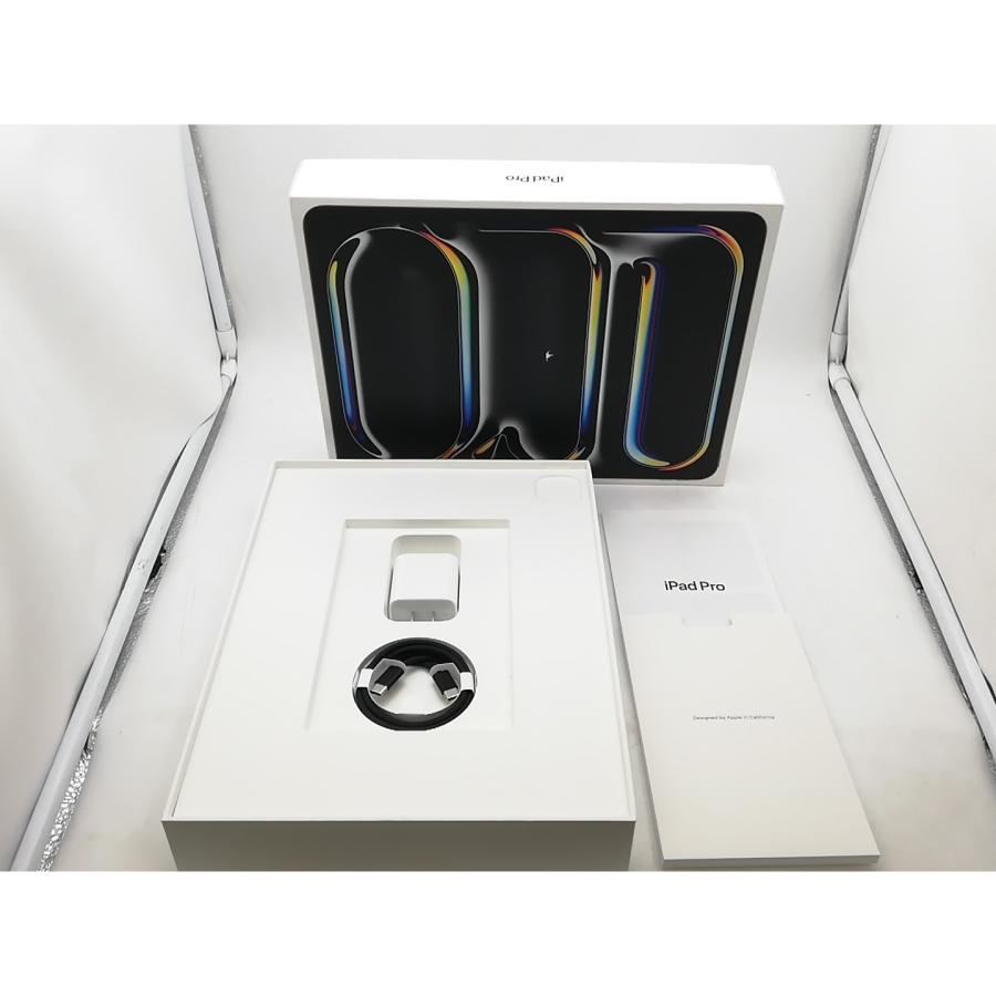 【中古】Apple 【Wi-Fi】 13インチ iPad Pro（M4/2024） 256GB スペースブラック 標準ガラス MVX23J/A【柏】保証期間１ヶ月【ランクA】の画像