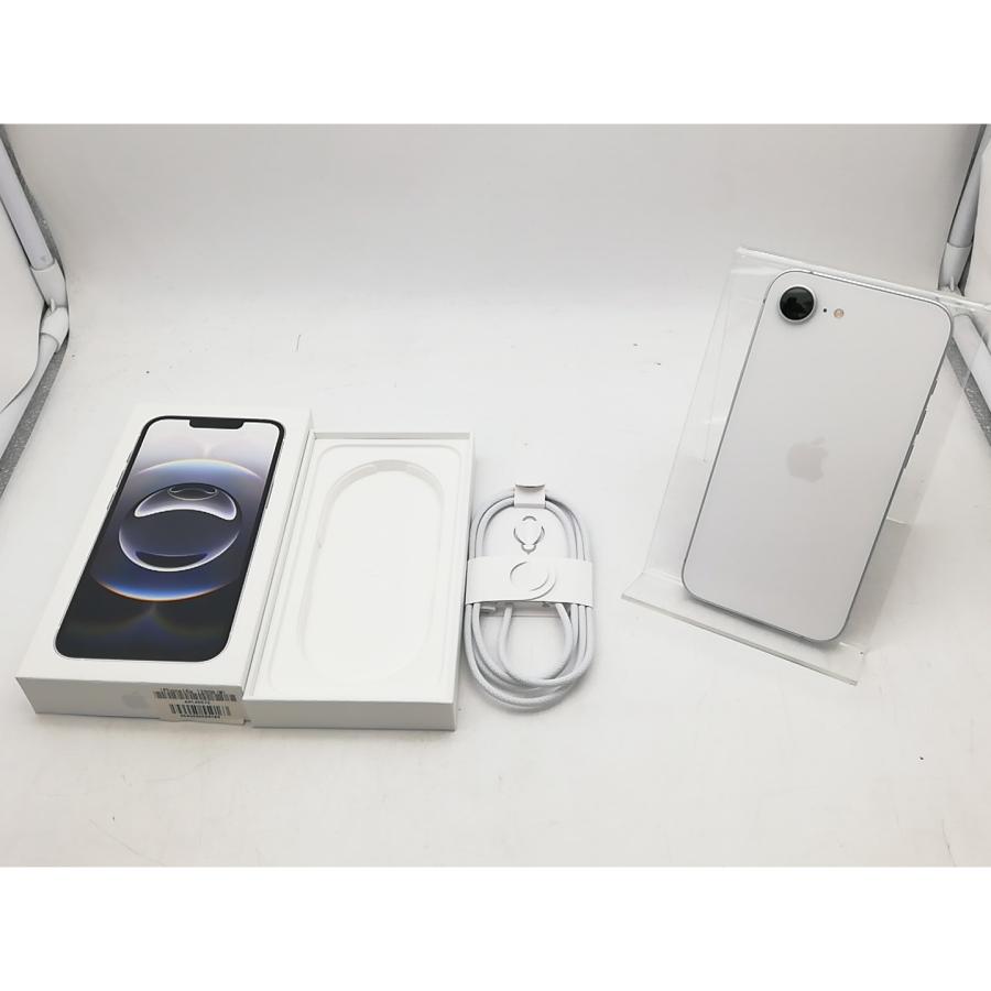 【中古】Apple docomo 【SIMフリー】iPhone 16e 128GB ホワイト MD1R4J/A【柏】保証期間１ヶ月【ランクA】の画像