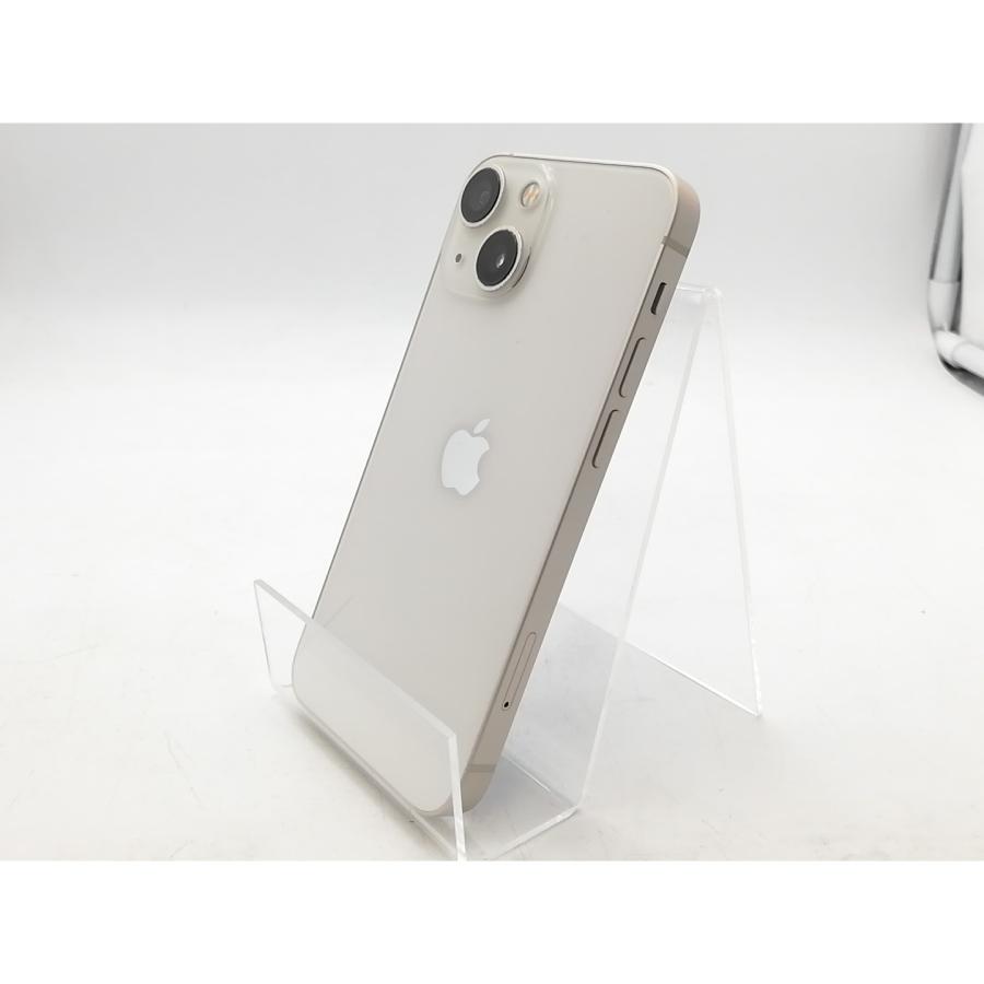 【中古】Apple au 【SIMフリー】 iPhone 13 mini 128GB スターライト MLJE3J/A【柏】保証期間１ヶ月【ランクC】