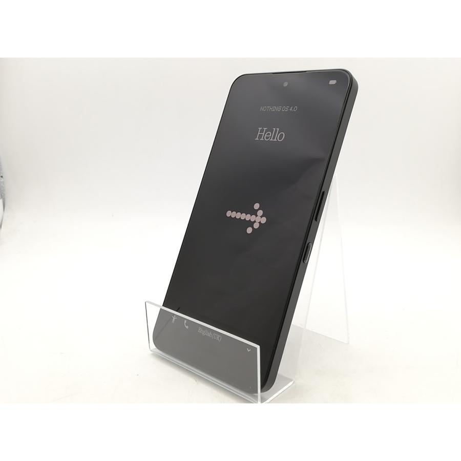 中古】NOTHING 国内版 【SIMフリー】 Nothing Phone (3a) ブラック 8GB