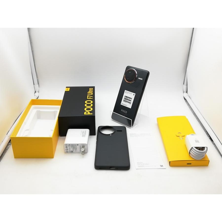 中古】Xiaomi 【SIMフリー】 Poco F7 Ultra ブラック 12GB 256GB【柏