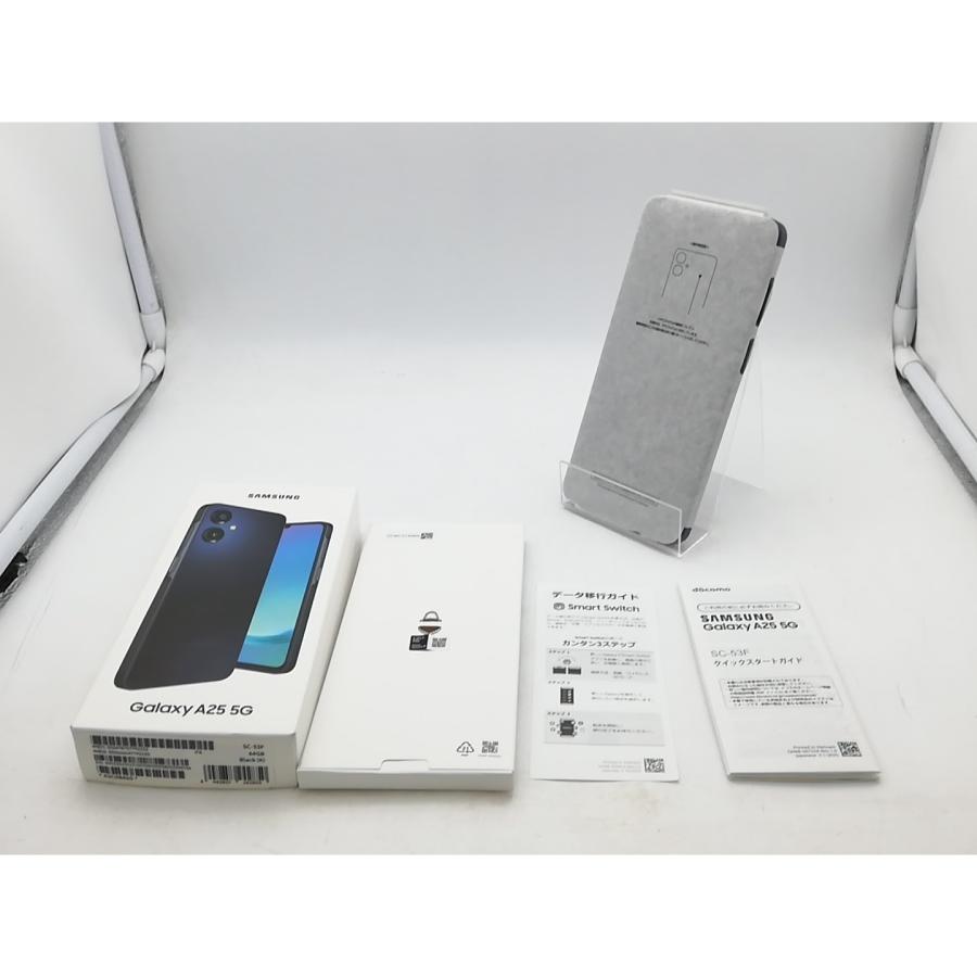 未使用】SAMSUNG docomo 【SIMフリー】 Galaxy A25 5G ブラック 4GB
