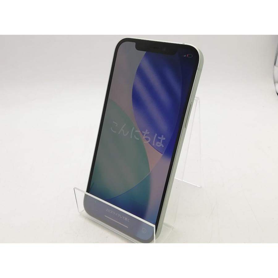 【中古】Apple SoftBank 【SIMロック解除済み】 iPhone 12 128GB グリーン MGHY3J/A【柏】保証期間１週間【ランクC】の画像