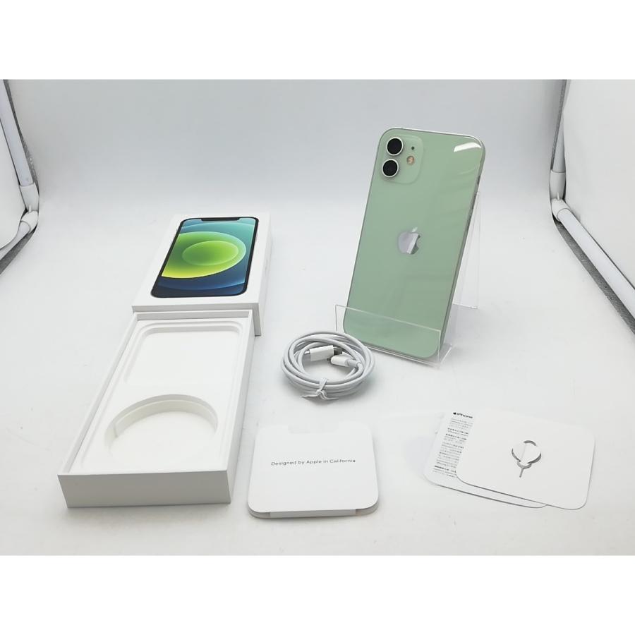 【中古】Apple SoftBank 【SIMロック解除済み】 iPhone 12 128GB グリーン MGHY3J/A【柏】保証期間１週間【ランクC】の画像