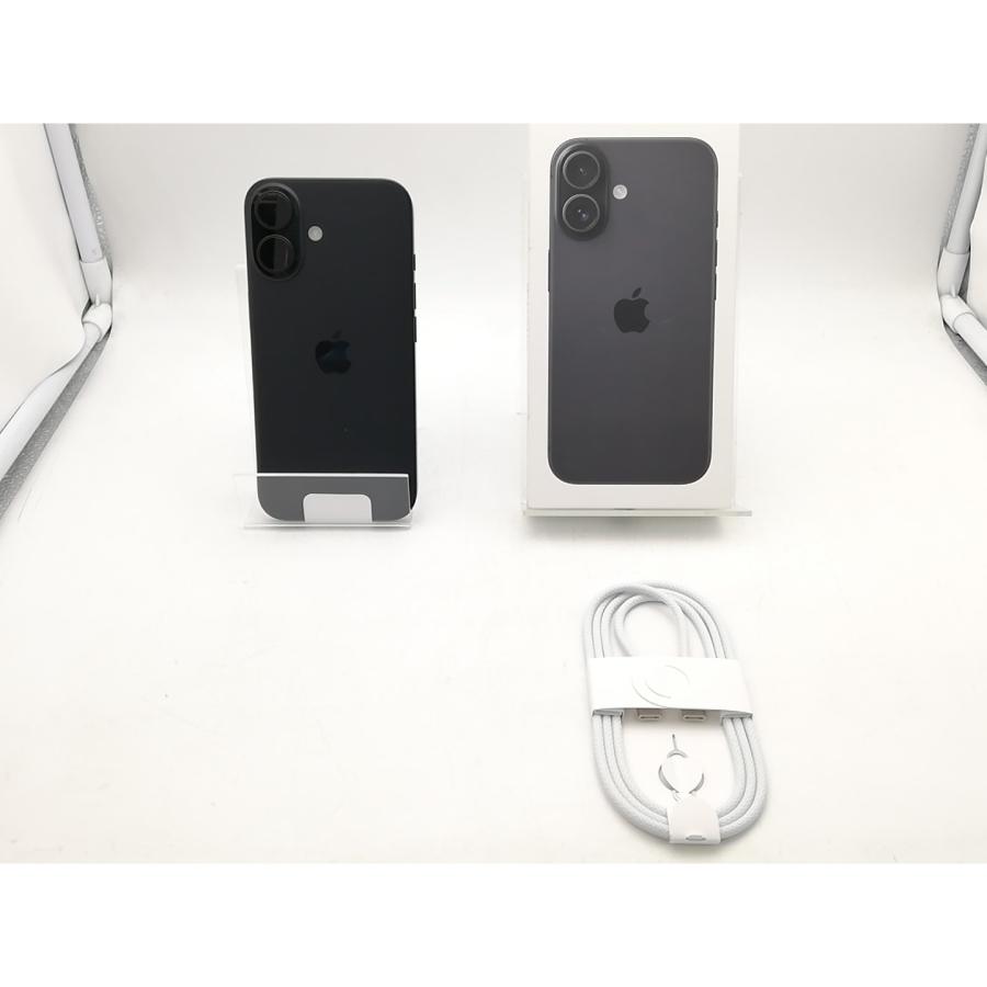 【未使用】Apple 国内版 【SIMフリー】 iPhone 16 128GB ブラック MYDQ3J/A【柏】保証期間３ヶ月の画像