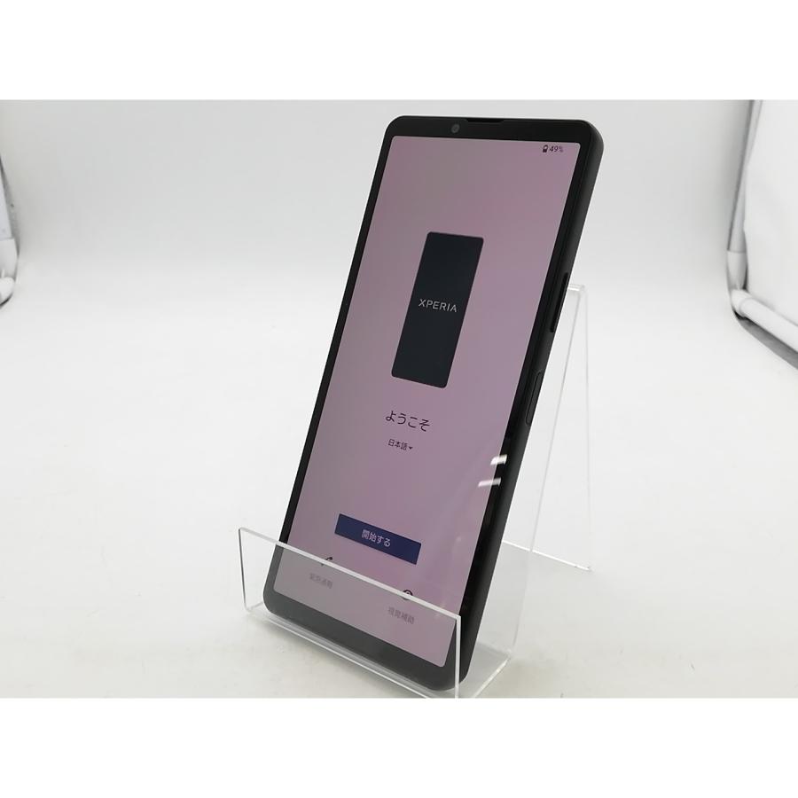 中古】SONY au 【SIMフリー】 Xperia 10 V ブラック 6GB 128GB SOG11