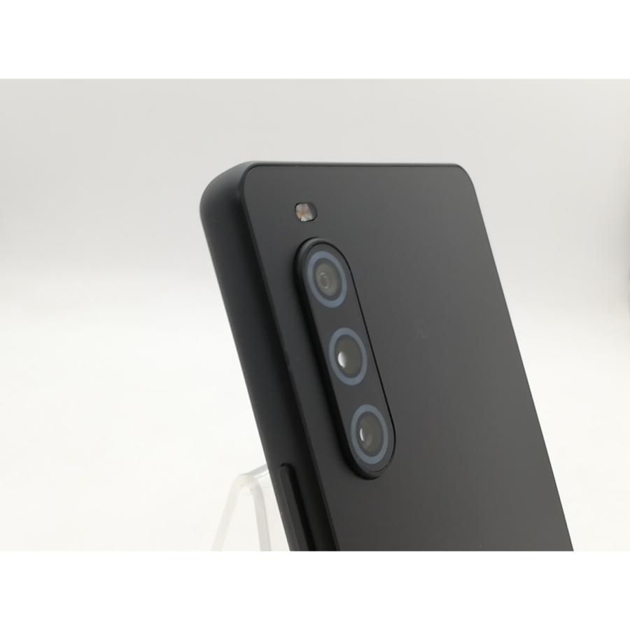 中古】SONY au 【SIMフリー】 Xperia 10 V ブラック 6GB 128GB SOG11