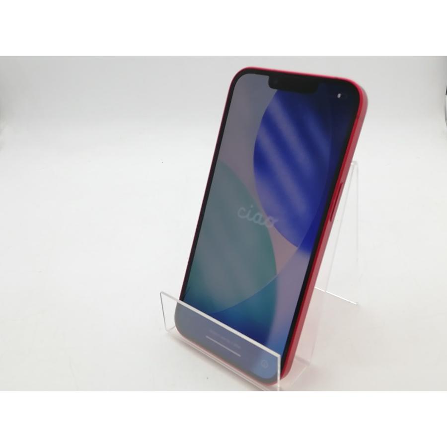 【中古】Apple au 【SIMフリー】 iPhone 14 128GB  (PRODUCT)RED MPV93J/A【柏】保証期間１ヶ月【ランクB】の画像