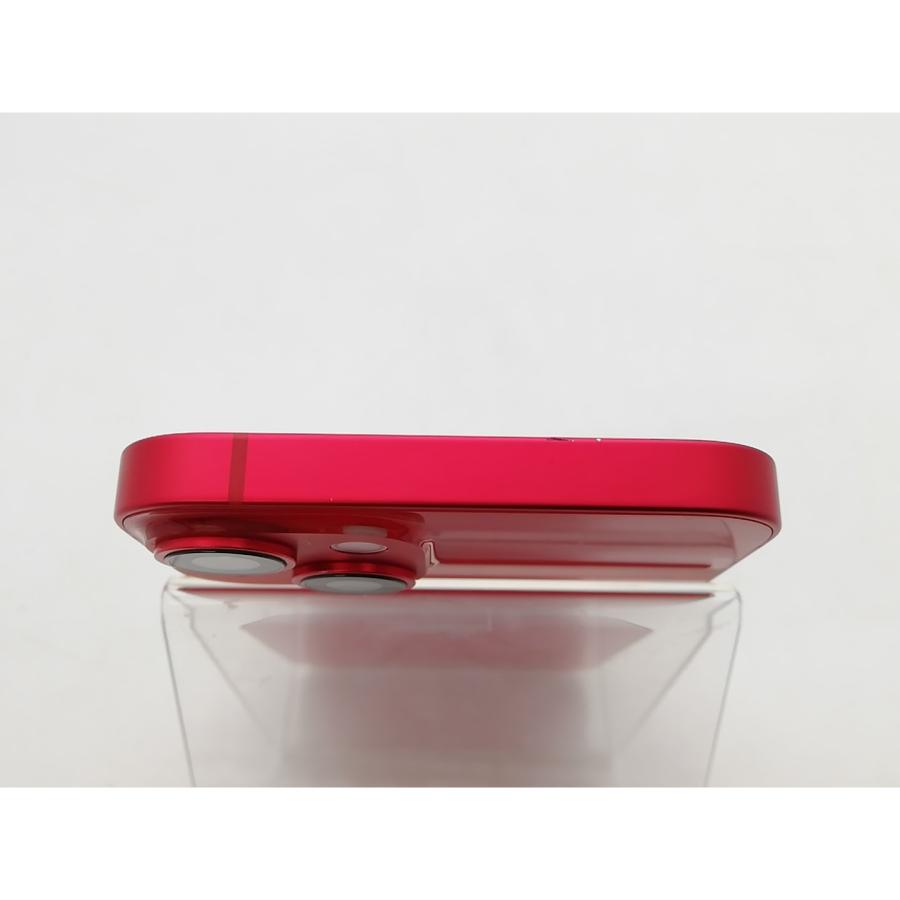 【中古】Apple au 【SIMフリー】 iPhone 14 128GB  (PRODUCT)RED MPV93J/A【柏】保証期間１ヶ月【ランクB】の画像