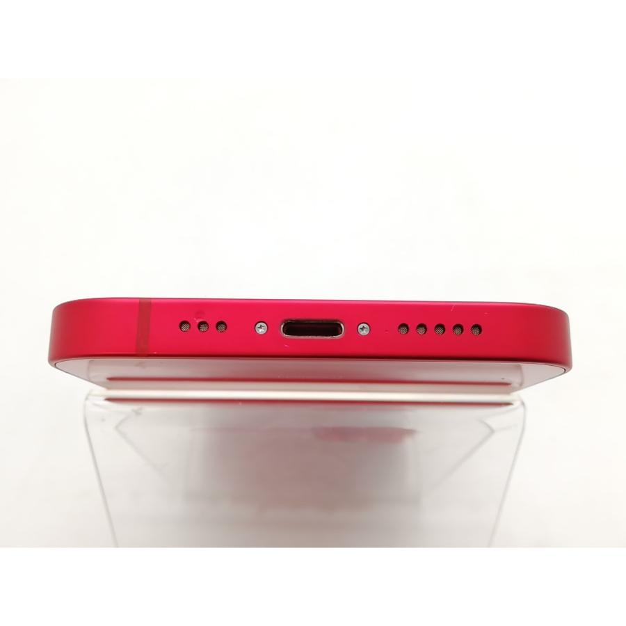【中古】Apple au 【SIMフリー】 iPhone 14 128GB  (PRODUCT)RED MPV93J/A【柏】保証期間１ヶ月【ランクB】の画像