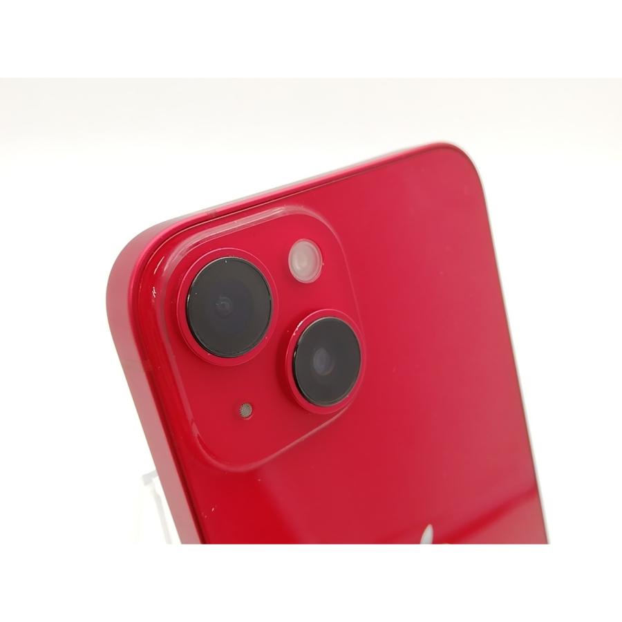 【中古】Apple au 【SIMフリー】 iPhone 14 128GB  (PRODUCT)RED MPV93J/A【柏】保証期間１ヶ月【ランクB】の画像