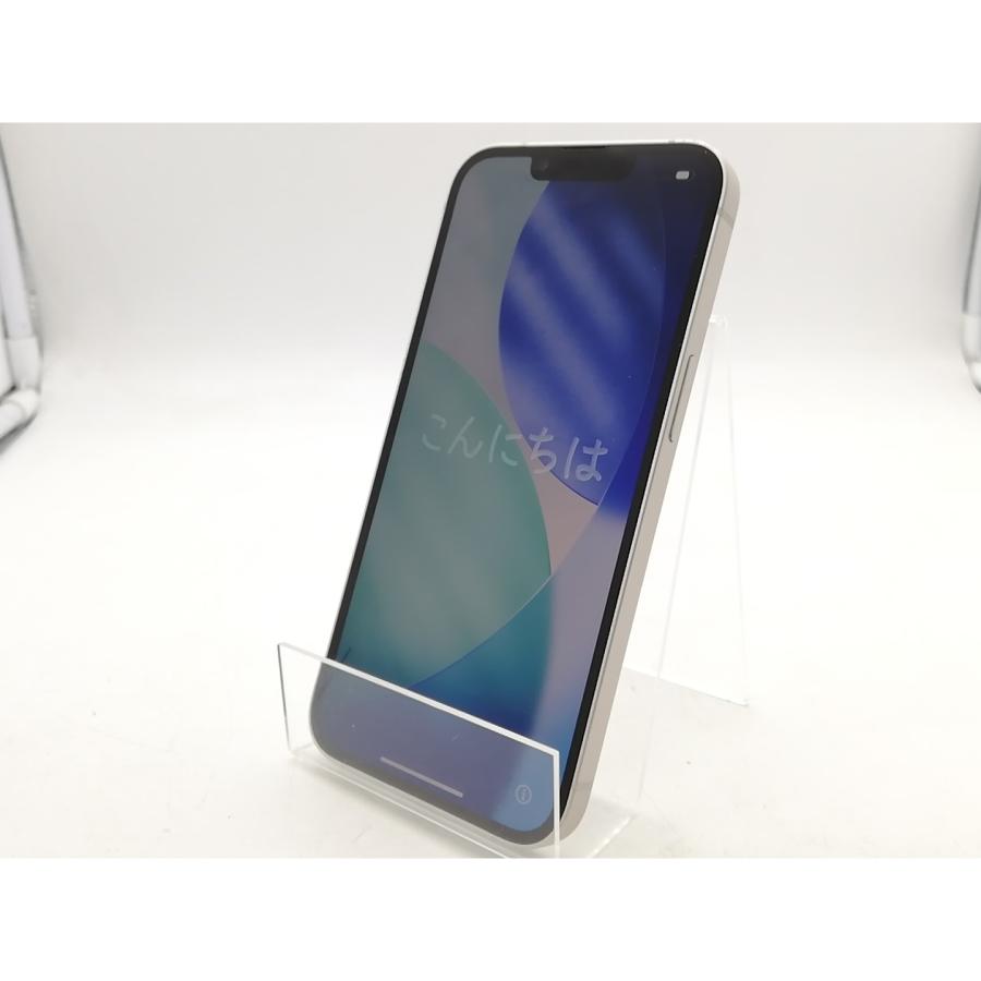 【中古】Apple au 【SIMフリー】 iPhone 13 128GB スターライト MLND3J/A【柏】保証期間１ヶ月【ランクB】の画像