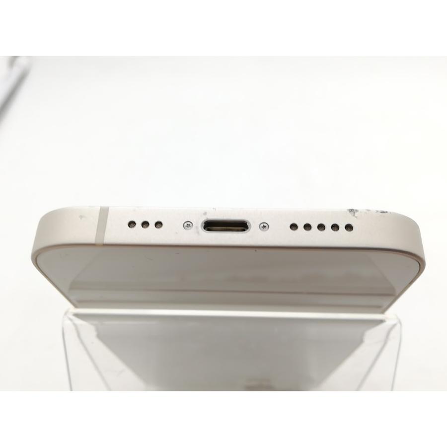 【中古】Apple au 【SIMフリー】 iPhone 13 128GB スターライト MLND3J/A【柏】保証期間１ヶ月【ランクB】の画像