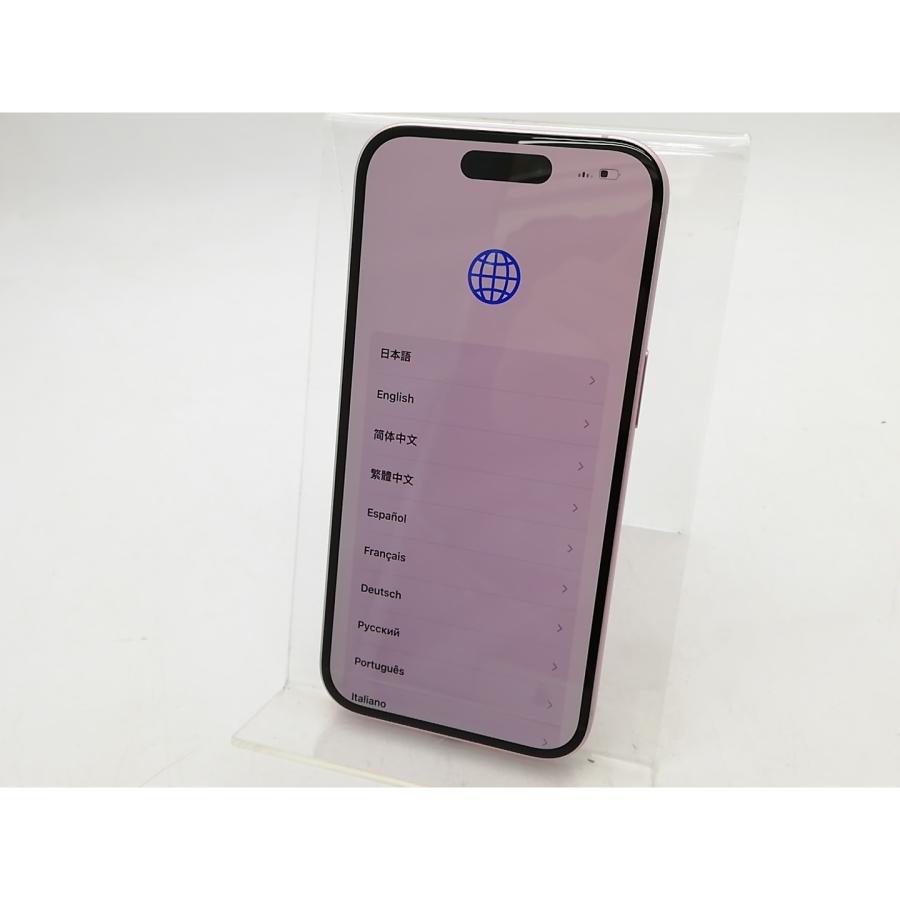 中古】Apple 国内版 【SIMフリー】 iPhone 15 128GB ピンク MTMJ3J/A