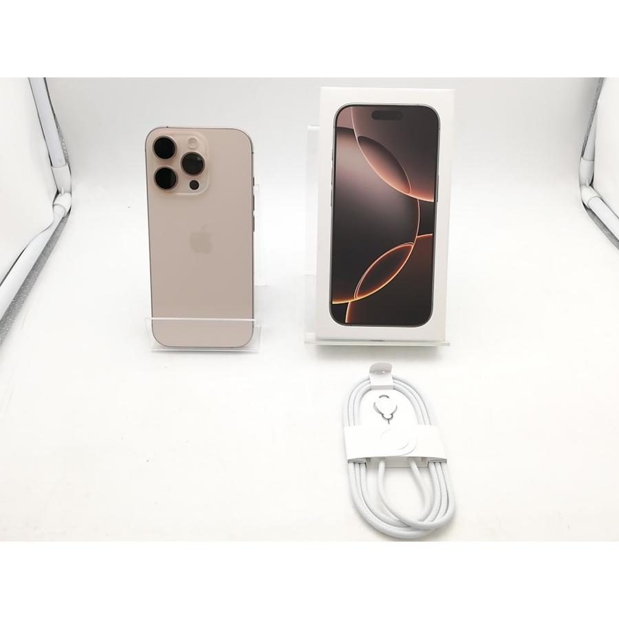 中古】Apple 国内版 【SIMフリー】 iPhone 16 Pro 128GB デザート