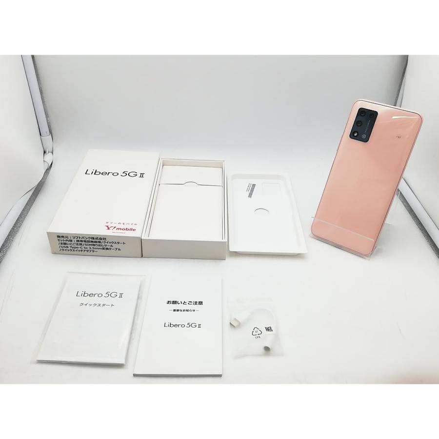 中古】ZTE ymobile 【SIMフリー】 Libero 5G II ピンク 4GB 64GB